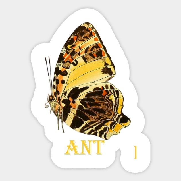 butterfly Sticker by vabontchi